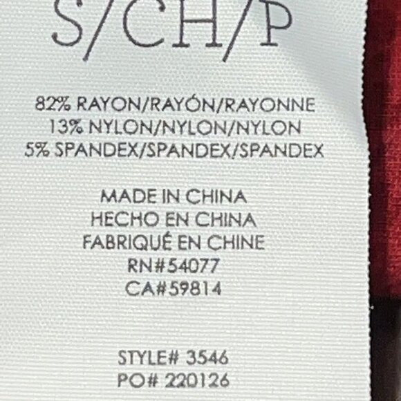 CAbi Style #3546 Red Square Celebration Jacket Women’s Small Houndstooth Ruffles - Picture 9 of 12